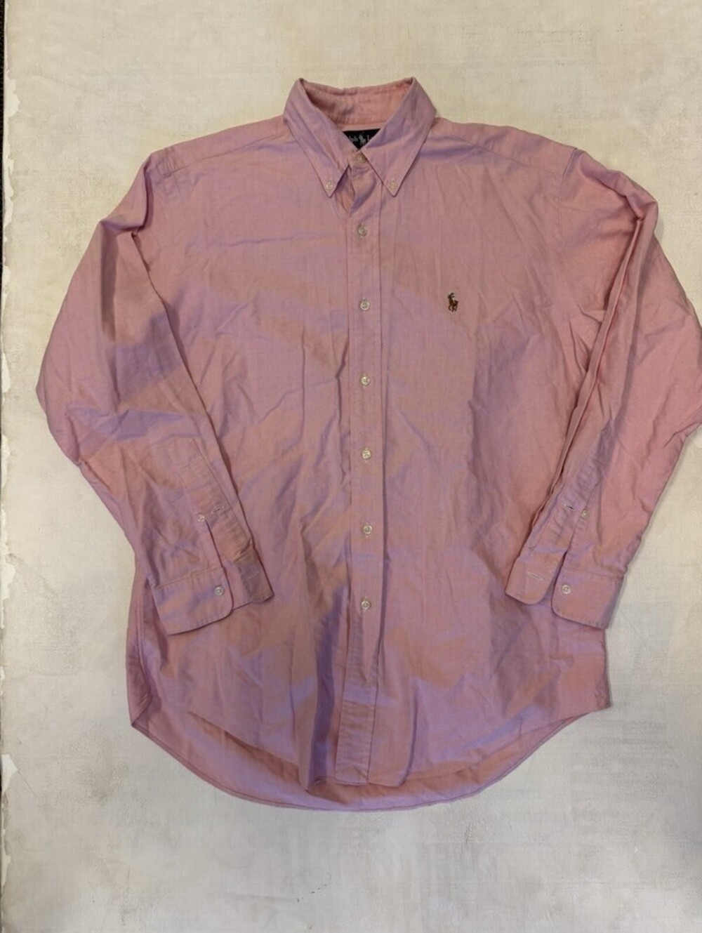 Polo Ralph Lauren Pink Button Down Yarmouth Oxford M